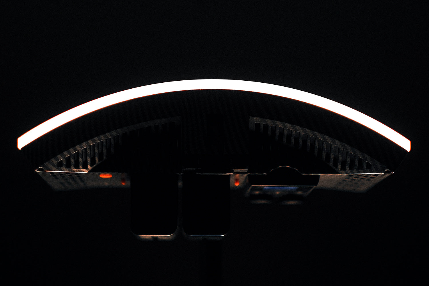 Radius Go 1450 - Mini Wide Angle Curved Dual Color Fill Light; 6.75x13in, Bicolor, Dimmable, Diffused Soft Light from Fotodiox
