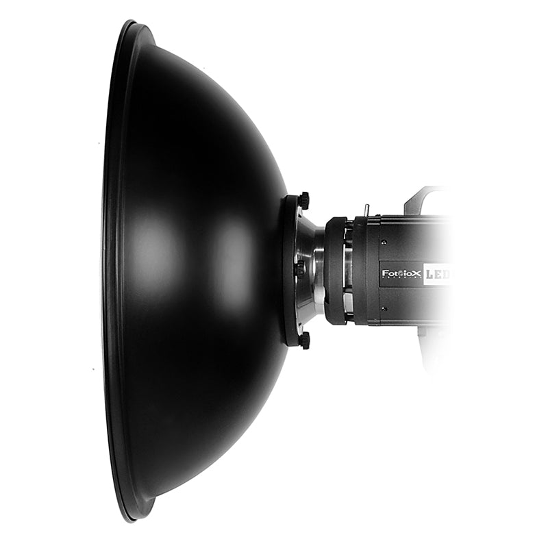 Fotodiox Pro Beauty Dish with Elinchrom Speedring for Elinchrom, Calumet Genesis, and Compatible - All Metal, Soft White Interior