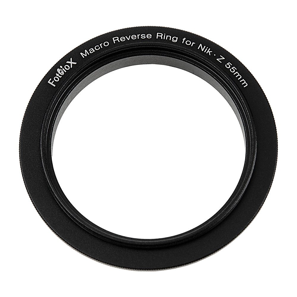 Macro Reverse Ring for Nikon Z - Camera Mount to Filter Thread Adapter for Nikon Z-Mount Mirrorless Camera Mounts