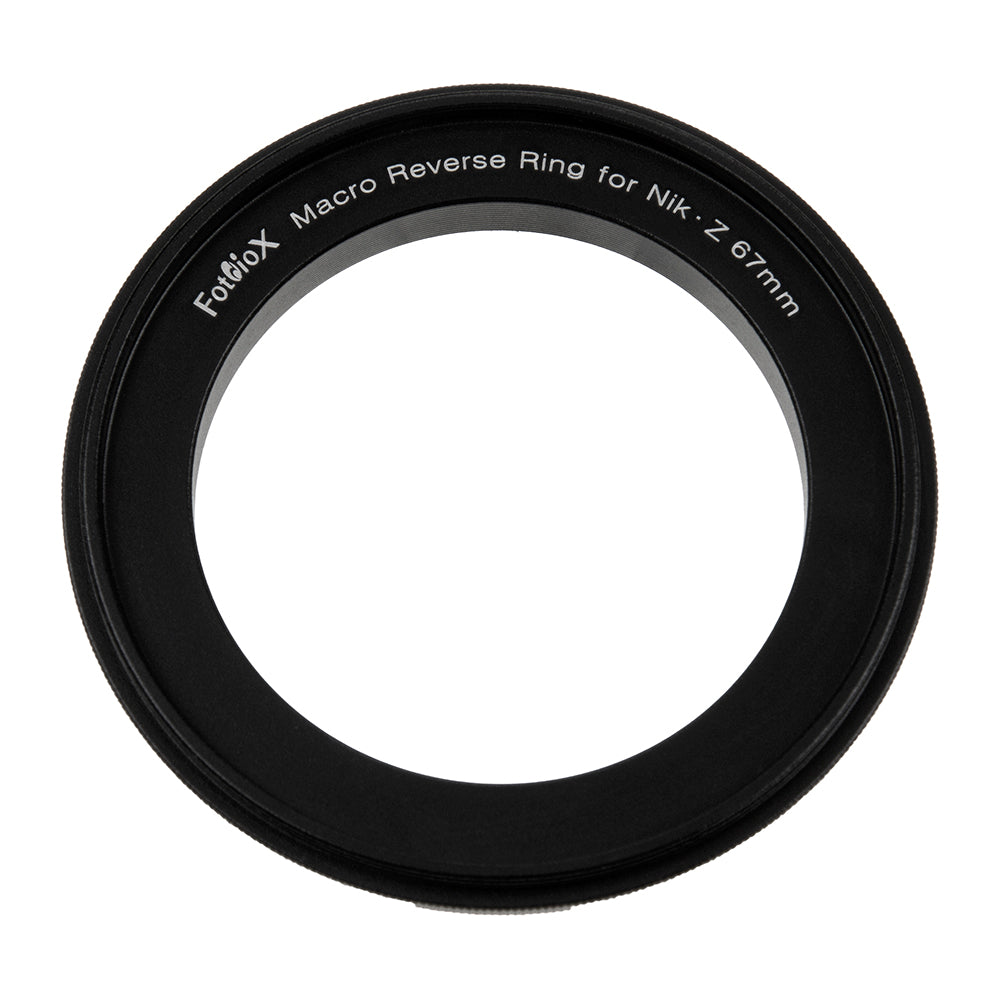 Macro Reverse Ring for Nikon Z - Camera Mount to Filter Thread Adapter for Nikon Z-Mount Mirrorless Camera Mounts