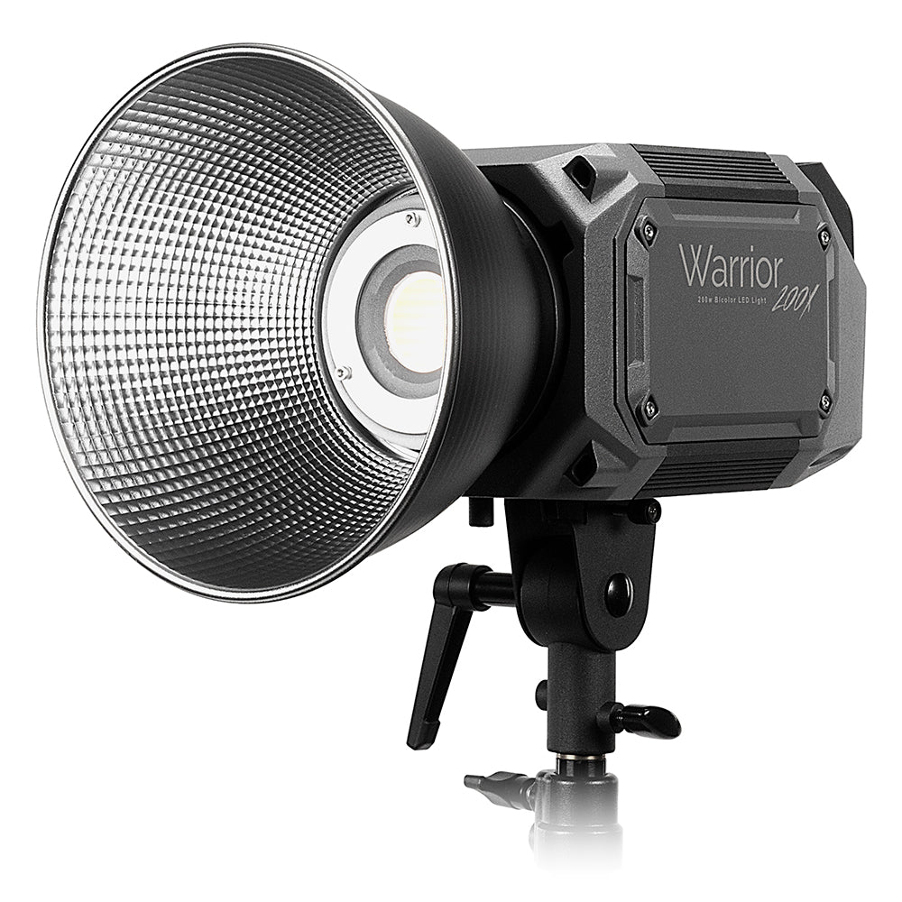 Fotodiox Pro Warrior 200X Bicolor LED Light - High-Intensity 200W Tungsten to Daylight Color (2700-6500k) LED Light for Still and Video